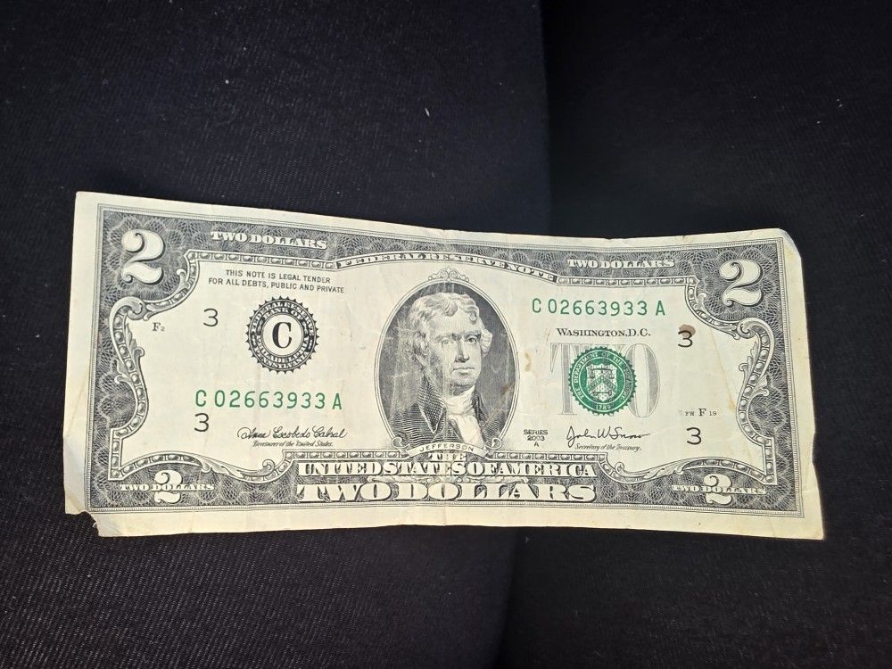 2 Dollar Bill 2003