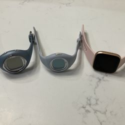 Fitbit Versa 2 FB507 + Polar F11 + Polar F4 Fitness Watches - For Repair/Parts 
