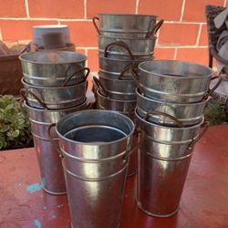 Galvanized Steel French Flower Containers 