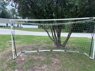 Two large soccer nets