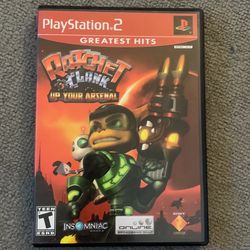 Ratchet And Clank Up Your Arsenal With Manual PS2 Game 