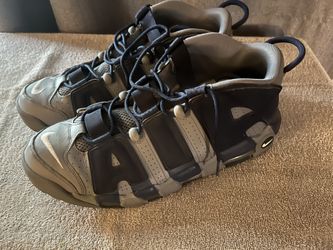 Nike Uptempo Grey And Blue