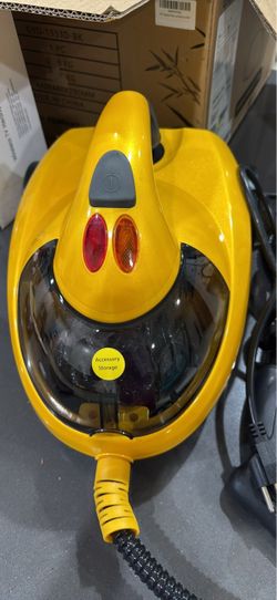 Yellow Handheld Steam Cleaner