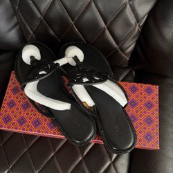 Black Tory Burch sandals