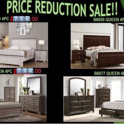 📍New Queen Bed Sets Starting At $750  Includes 