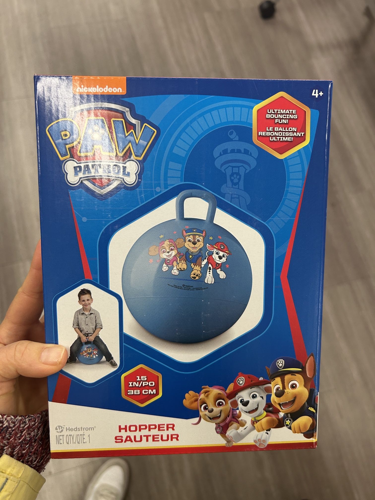 NWT Paw Patrol Blue Hopper Ball