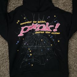 Pink Spider Hoodie
