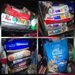 Storage unit FULL of pet supplies