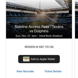 Sunday Miami Open Grounds -Total Of 4 Passes 