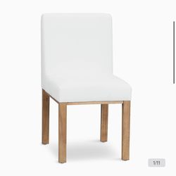 2 Haven White Upholstered Side Chair