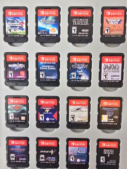 Nintendo Switch Games, Cartridge Only. See Description For Pricing And Availability