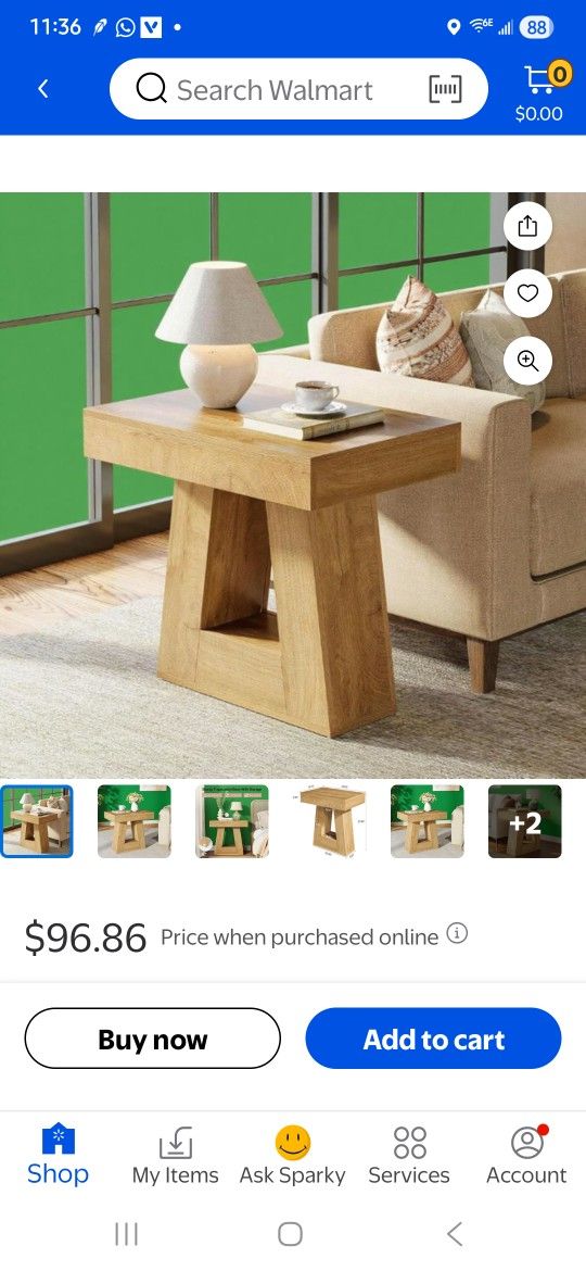 End Table/ Mesa De Esquina 