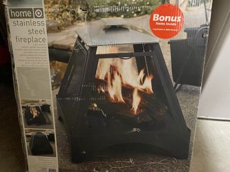 Stainless steel Fireplace - New