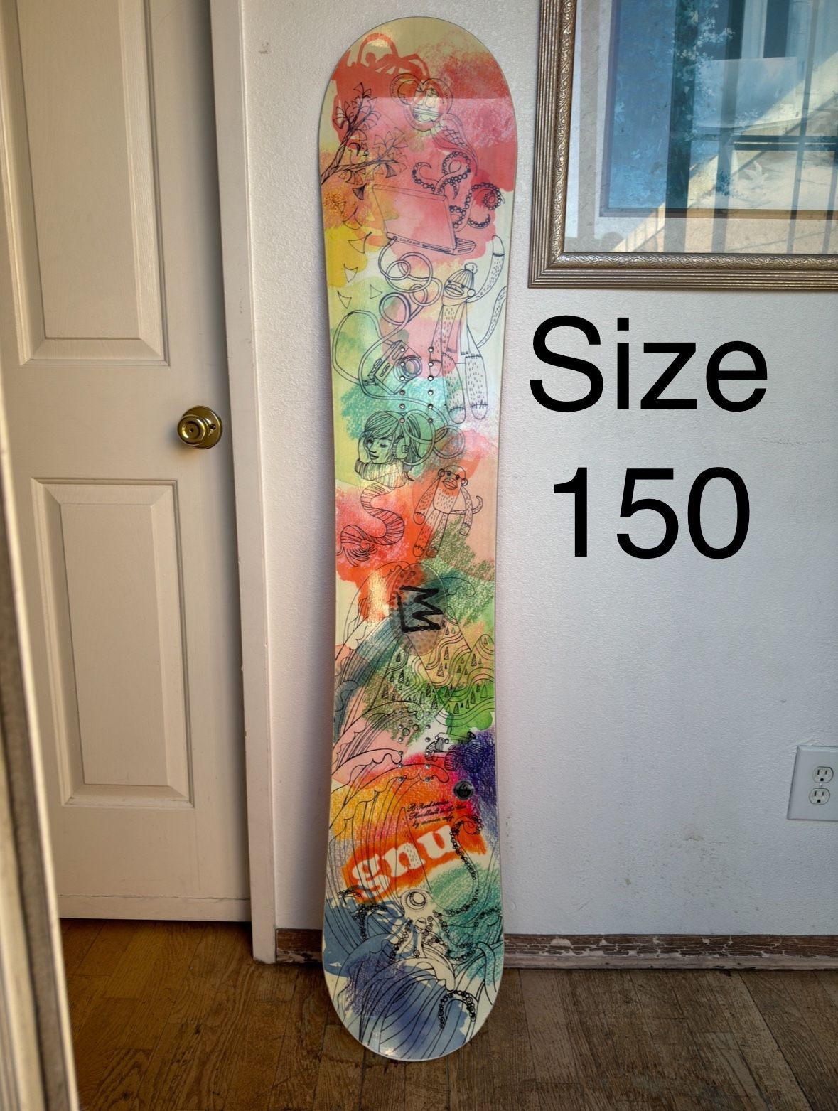 Gnu Snowboard Size 150