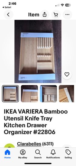 Utensil knife tray