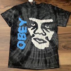 Obey Andre The Giant Big Face Tie-Dye T-Shirt NEW w Tags 