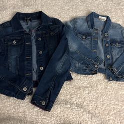 Girls Jean Jacket Size 10-12 Like New