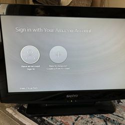 26” Sanyo TV with firestick remote