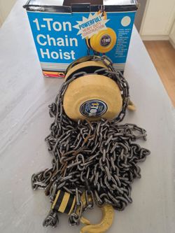 1-Ton Chain Hoist $75 or best offer