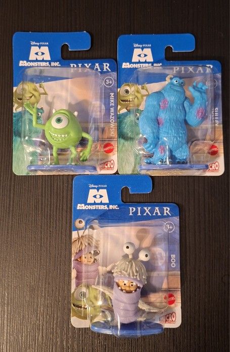 New Monsters, Inc. Micro Figures (Pixar) 👾