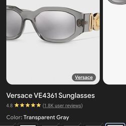 Black Versace Sunglasses 