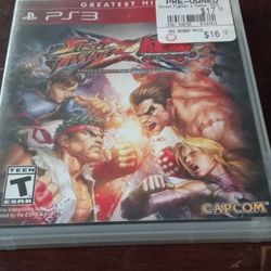 Street Fighter X Tekken PS3 Replacement Video Game Case With Booklet 