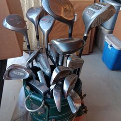 Golf Clubs And Bag