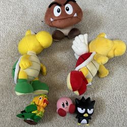 Mario Plushies