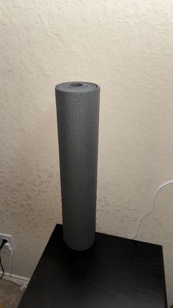 Gray yoga mat