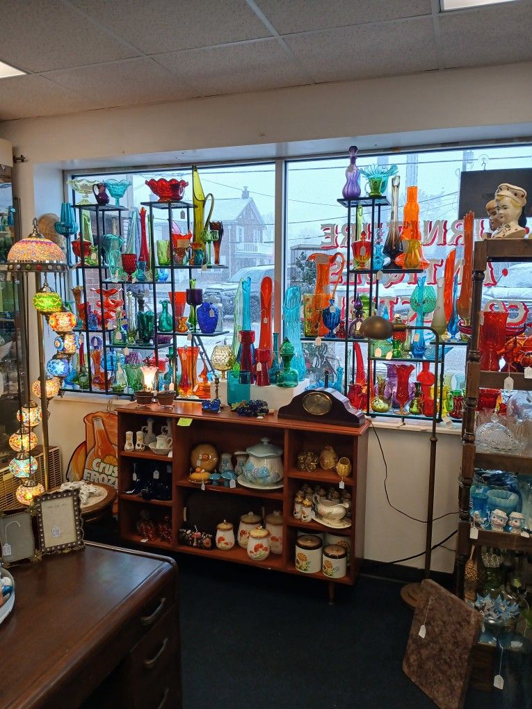 Glassware, Antiques, Lamps, Vintage, Clothing, Retro, Mid Century,
