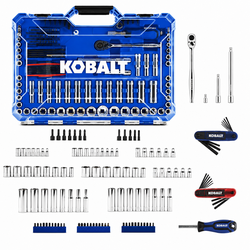 Kobalt 126-Piece SAE & Metric Mechanics Tool Set with Hard Case