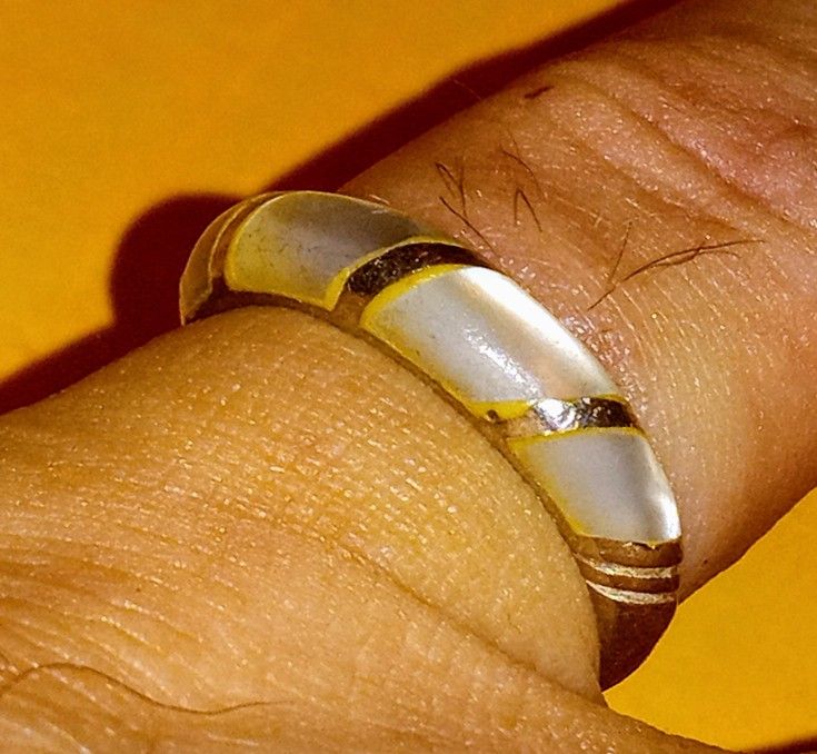 Moonstone Sterling Silver Band Ring