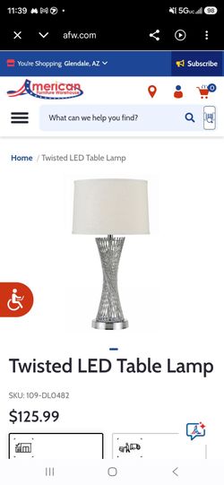 Twisted LED Table Lamps