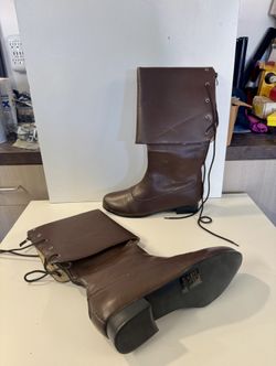 Costume Buccaneer Pirate Boots