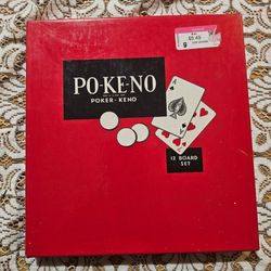 Po-Ke-No Poker Keno 12 Board Set