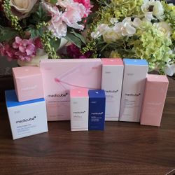 Medicube Glass Glow Skin Care 8 Piece Set Brand New Skincare