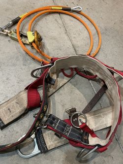 Arborist Belt And Climbing Lanyard