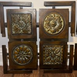 16 In Metal Square Plaque