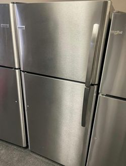 Stainless Steel Frigidaire Top Freezer Fridge