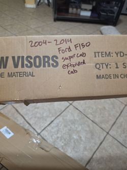 Sun visors/rain guards Ford f150 super cab/extend  cab