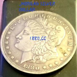 1880 CC, MORGAN SILVER 