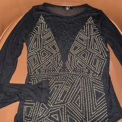 Iris Sheer Rhinestone Bodysuit