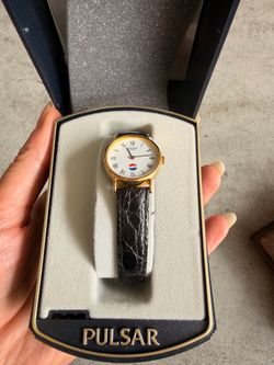 Brand new!Vintage Pulsar Pepsi Logo Quartz Watch – Original Box