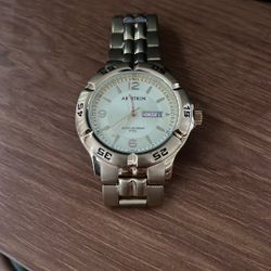 Armitron men battery water resistant 165ft stainless steel date&day