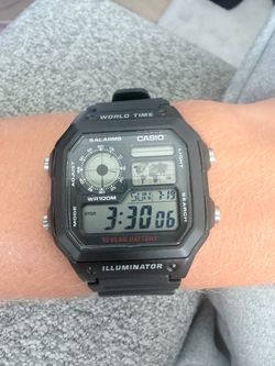 Casio World Time Digital Watch