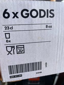 IKEA Godis 8oz tumbler style cups
