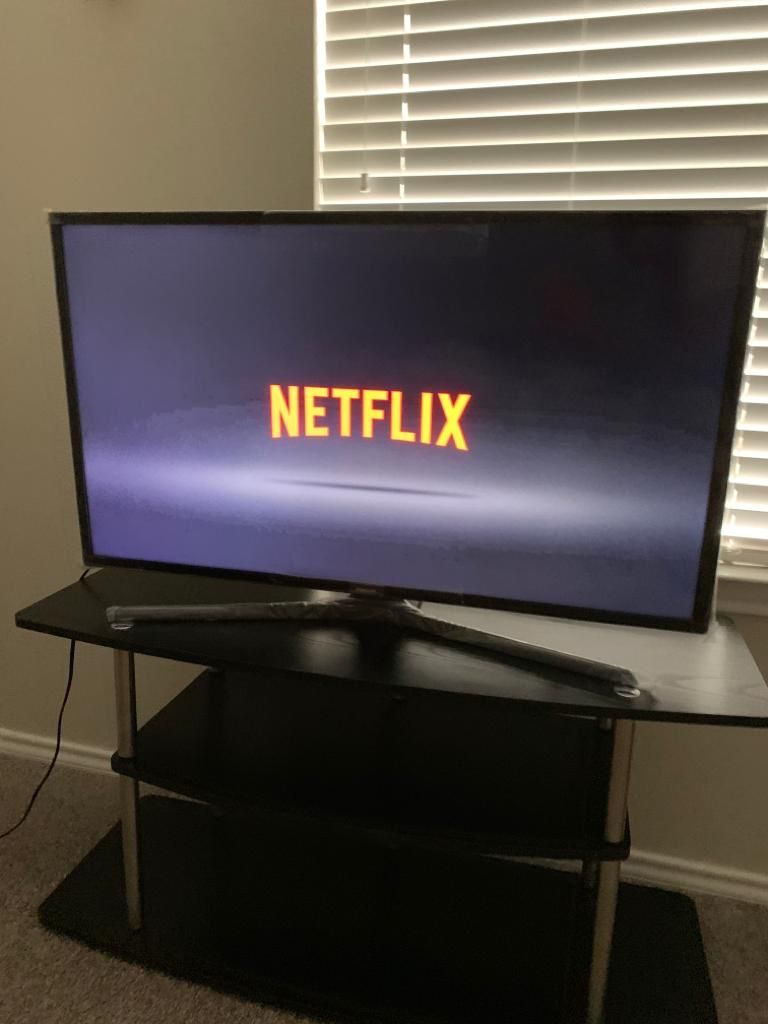 Samsung smart TV with stand