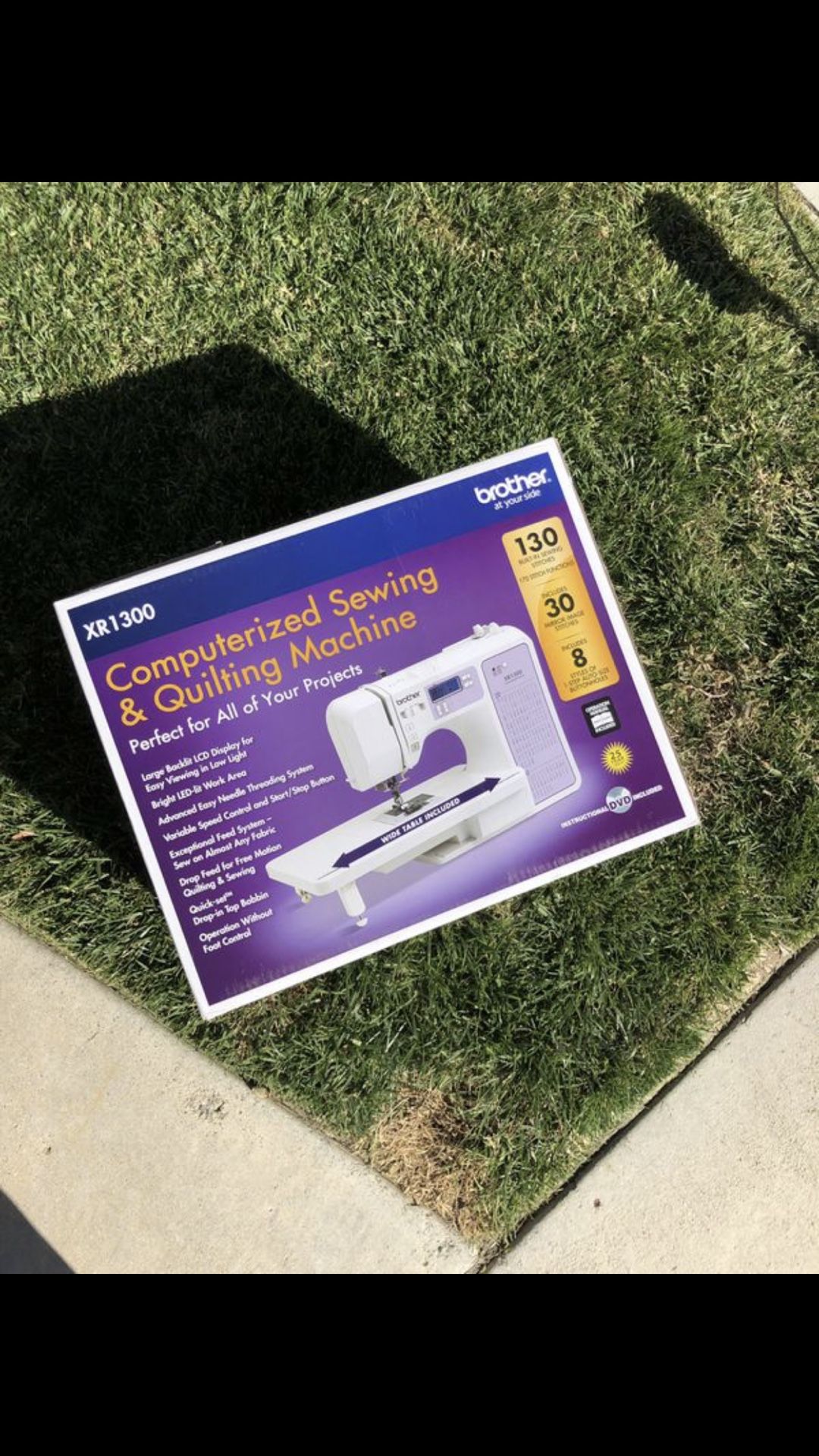 Brother XR1300 sewing machine with digital lcd display. BRAND NEW IN