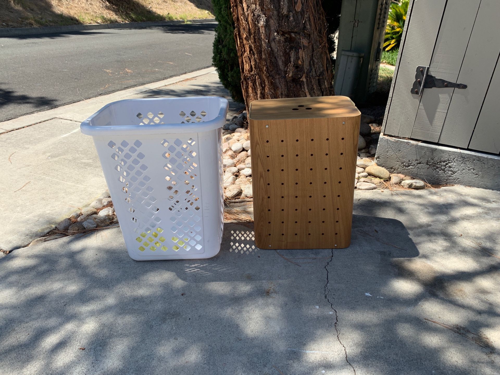 Free West Elm laundry basket