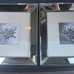 Aaron Brothers Mirrored Wall Frames 13x13 pair